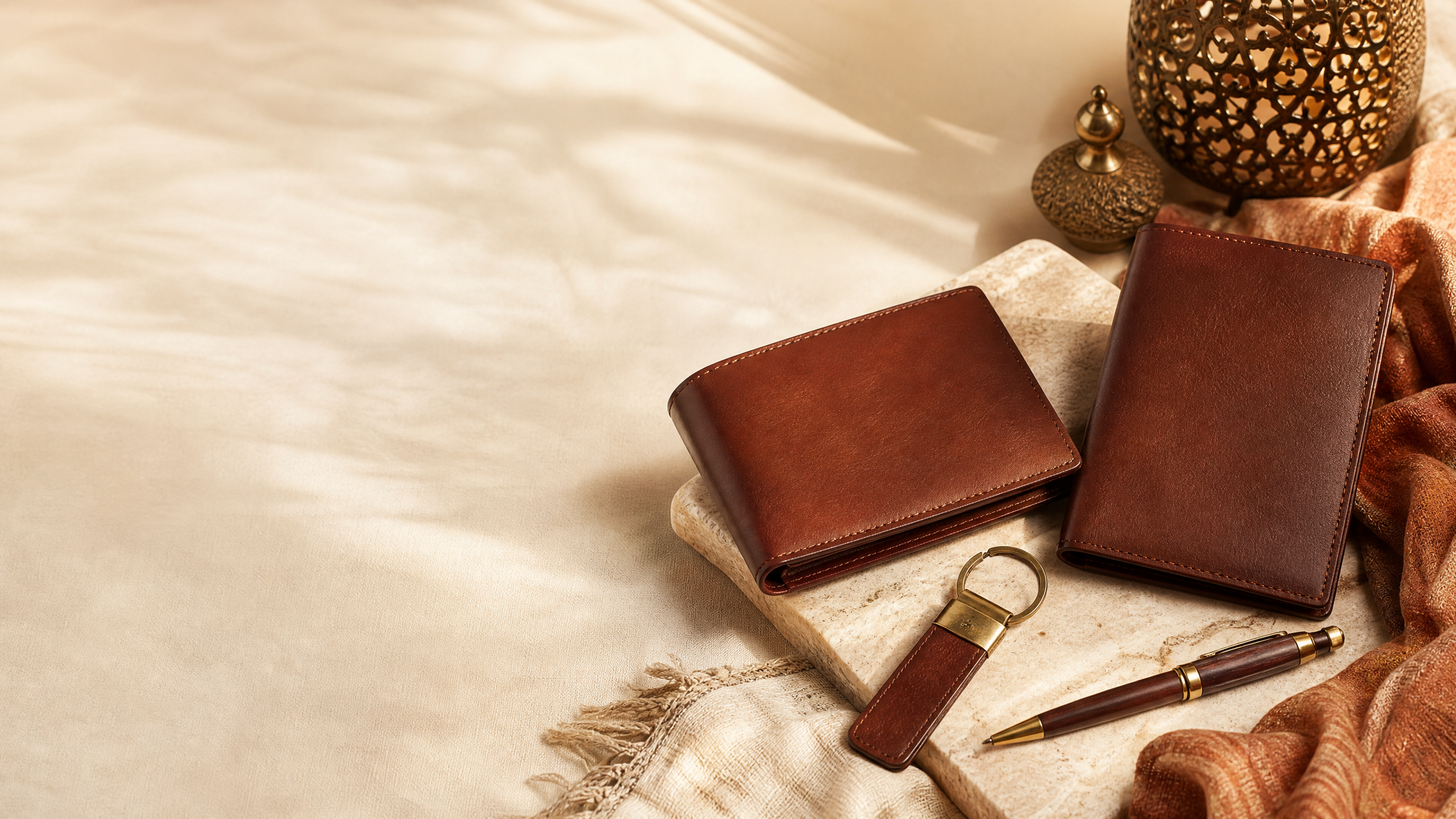 Personalised leather gifts